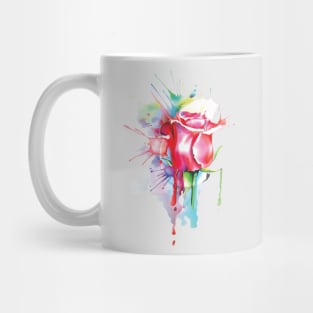 Water Color Rose Mug